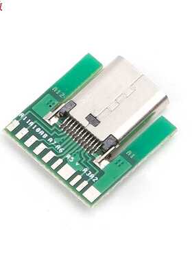 USB 3.1 Type C Female Socket Connector Plug SMT Type With PC