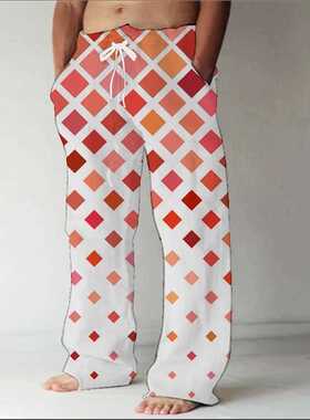 2022 hip hop fashion set men harem pants loose plus size spo