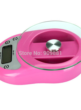 5kg/1g Digital Electronic Kitchen Scale Weighing Balance Wi