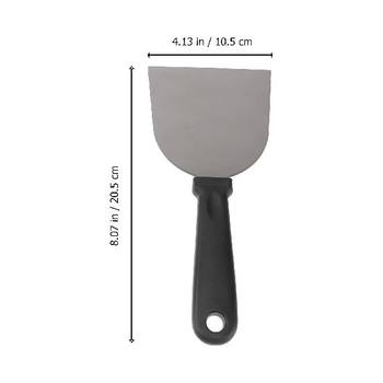 2pcs Stainless Steel Shovel Pancake Shovel ເຄື່ອງມືໄມ້