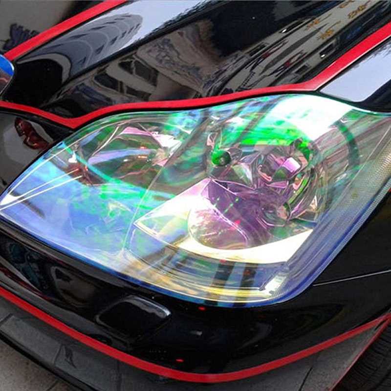 Chameleon Color Changing Headlight Film Car Light Lamp Tin-图3