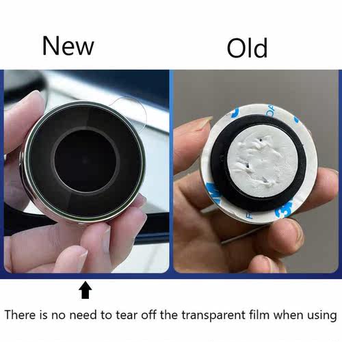 2pcs Suction Cup Car Blind Spot Mirror Auto 360 Adjustable P - 图1