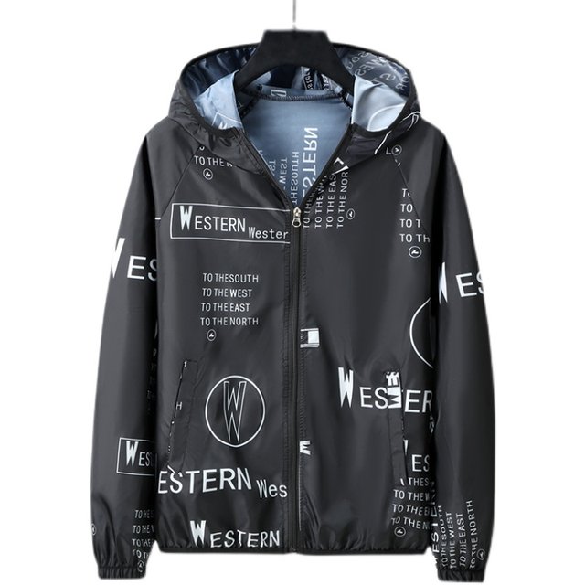 Sunscreen clothing men's ice silk steam men's ultra -thin air -breathable clothes anti -ultraviolet sunscreen service students summer jacket