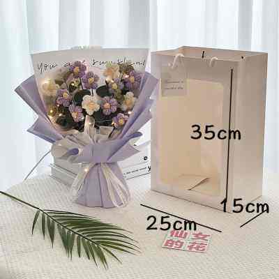 仪式感生日礼物实用女孩子手工针织毛线圣诞节创意成品送闺蜜女友