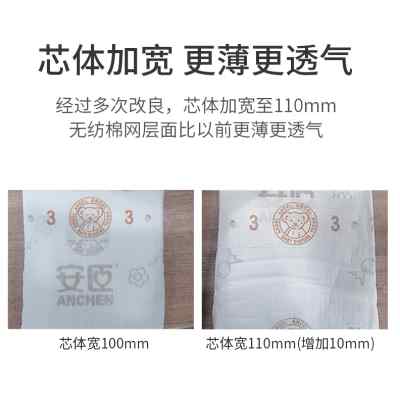 安臣小熊纸尿裤S/M/L/XL/XXL宝宝婴儿尿不湿超薄干爽男女通用尿片-图0