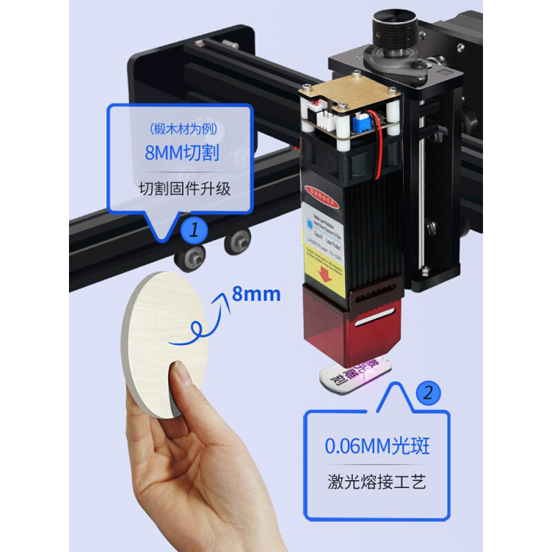 激光雕刻机小型便携式全自动刻字机镭射打标机logo蓝牙切割机