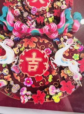 大吉葫芦桌面摆件九色鹿乔迁礼品新年伴手礼客厅玄关茶室装饰画