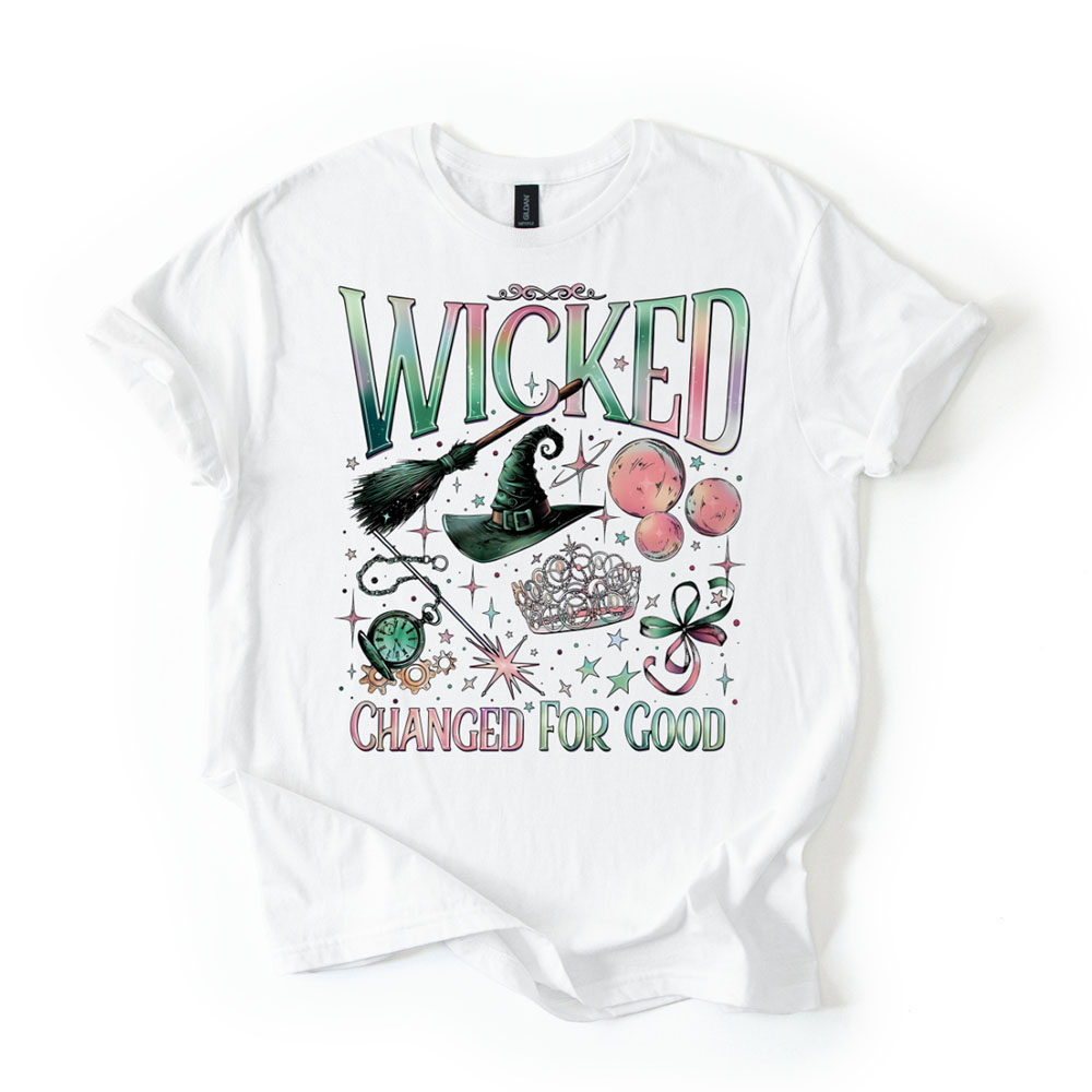 粉色泡泡 2025电影魔法坏女巫Wicked纯棉短袖宽松休闲男女情侣t恤,淘宝优惠券,粉丝福利购,淘宝优惠卷