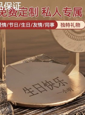 新品沙漏复古水晶球计p时器创意摆件酒柜客厅家居装饰品个性房间