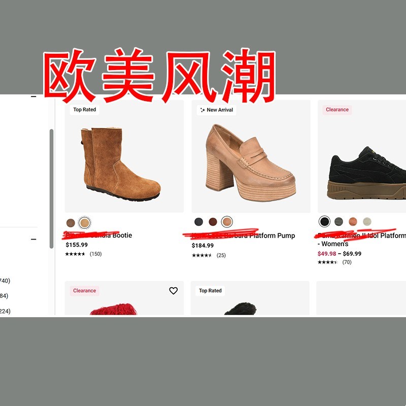 外贸版~加e厚绒~磨砂牛皮雪地靴女两穿翻边软底平底圆头短靴博肯 - 图0