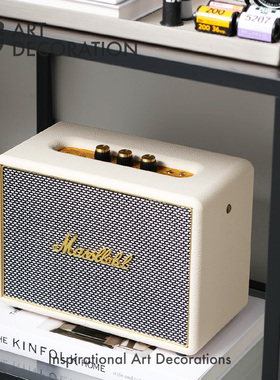 时尚复古造型音箱音响收音拍摄道具样板间书房装饰柜软装饰品摆件