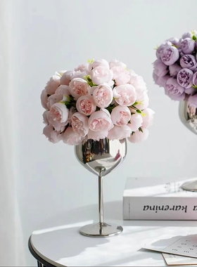 仿真花摆设客厅桌面摆件轻奢高级