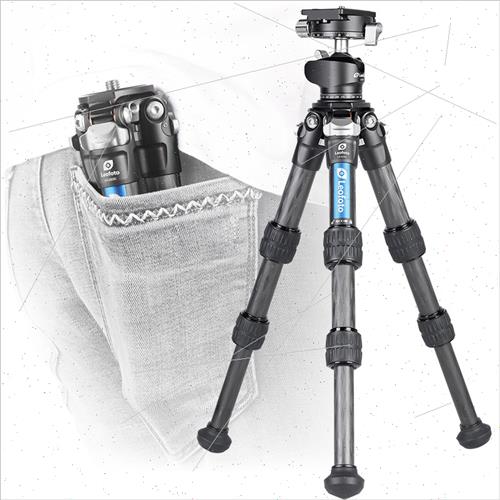 Mini Tripod LS-223C DSLR Camera Photography Portable Carbon - 图2