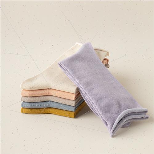 Stacked socks women mid-calf socks spring autumn cotton bone - 图0