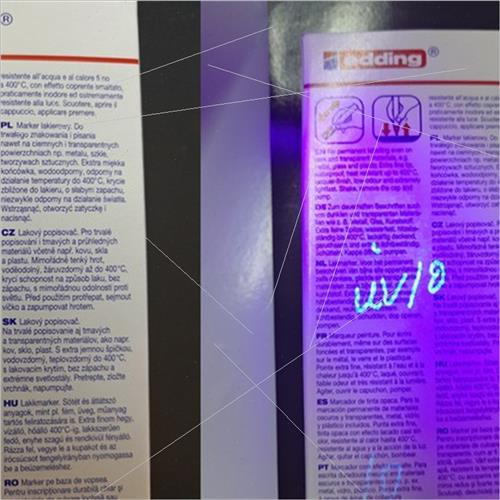 Keling oil-based invisible UV pen ultraviolet marker violet-图2