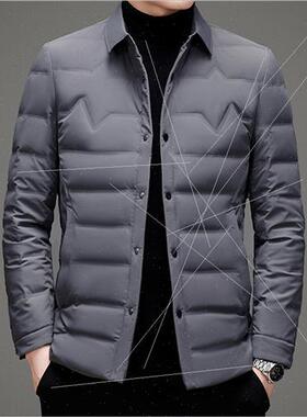 Down jacket men middle-aged elderly winter men lightweight s