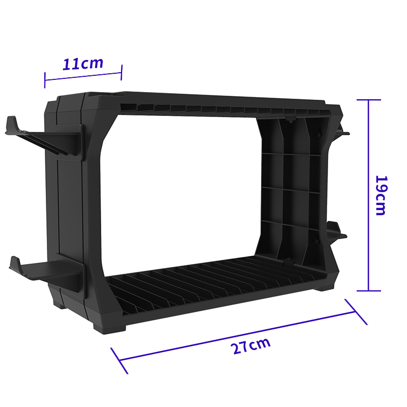 PS5/PS4多功能收纳碟架ps4手柄主机架Xbox游戏卡光盘收纳架SeriesX多合一收纳碟架ps5耳机收纳架傲硕OSTENT - 图0
