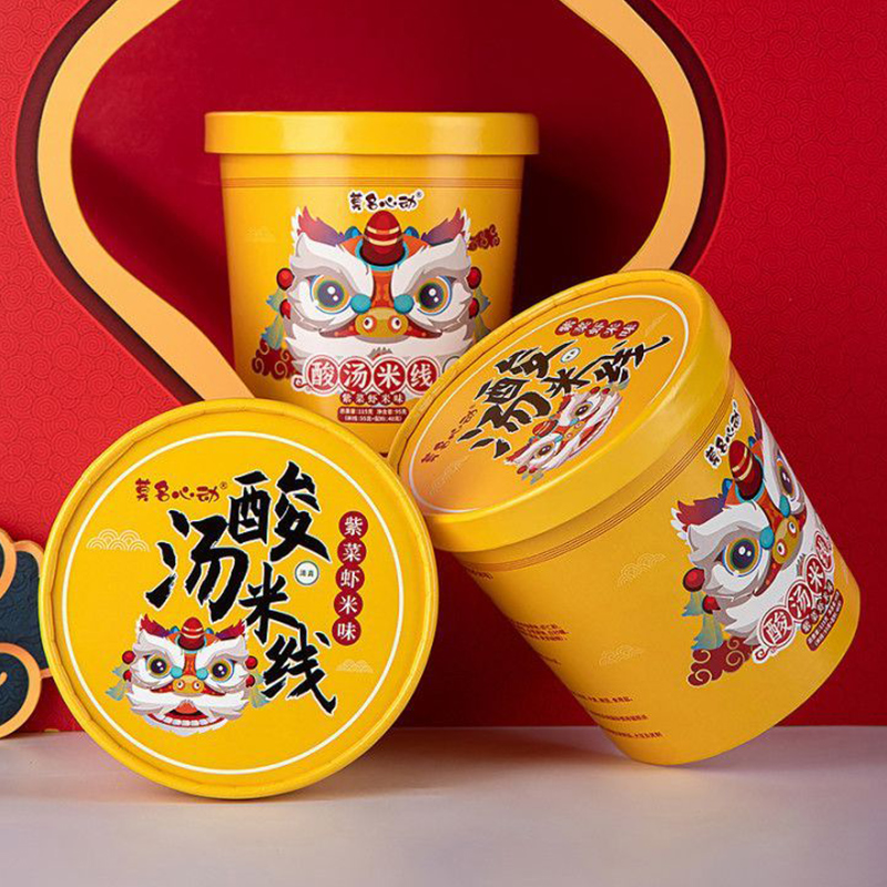 直播莫名心动酸汤米线紫菜虾米味清真酸辣米粉免煮方便面速食夜宵