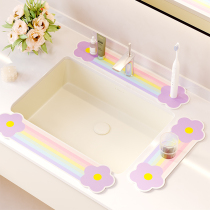 Nay tap Water suction pad Handwashing table Pool Narrow Border Splash Water Drain Cushion Toilet Wash Table Mat