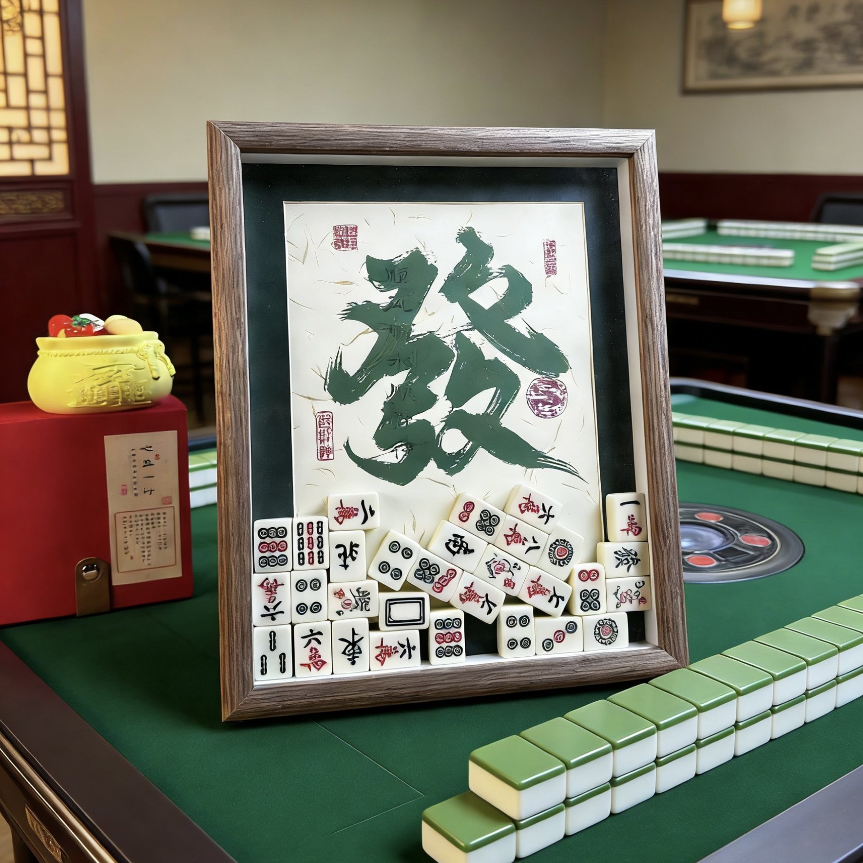 麻将创意礼物开业暴富送同事朋友招发财玄关桌面摆件家居装饰高级,淘宝优惠券,粉丝福利购,淘宝优惠卷