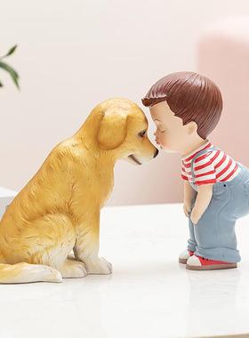 创意玄关桌面装饰品摆件卧室儿童房温馨家庭可爱摆设男孩生日礼物