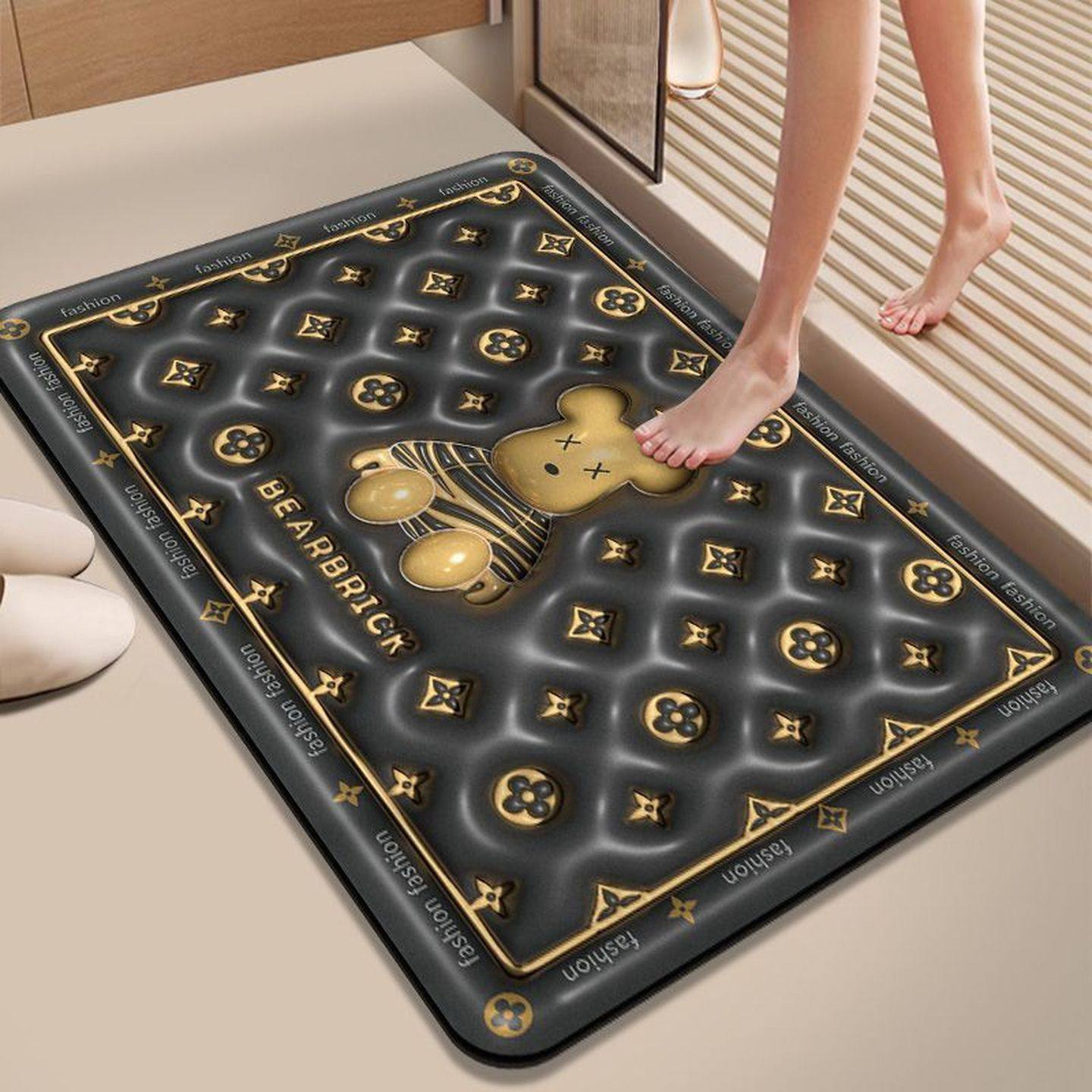 卡通浴室吸水地垫卫生间门口硅藻泥防滑脚垫家用厕所速干门垫地毯,淘宝优惠券,粉丝福利购,淘宝优惠卷