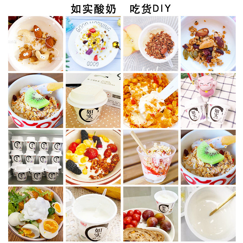 光明如实无糖0添加低温135g*12杯 源乳汇食品低温酸奶