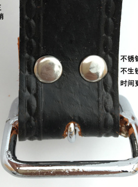 电工皮带老款牛皮地摊结实可定制