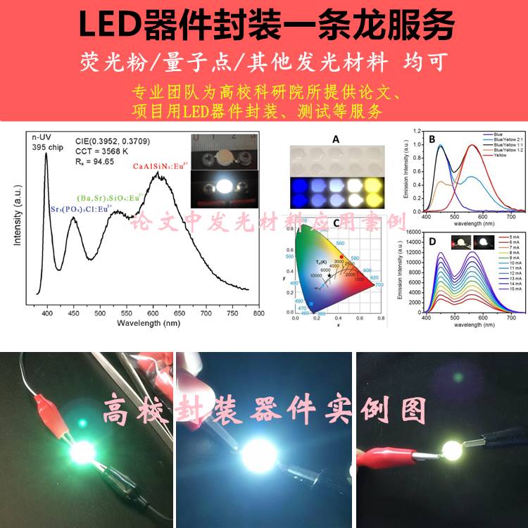 紫外/蓝光芯片封装荧光粉和量子点LED器件检测测试一条龙服务_虎窝淘