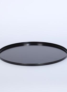 简约现代黑色托盘摆件样板间桌面托盘装饰