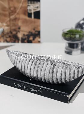 复古简约树脂做旧创意玄关摆件家居客厅电视柜装饰品茶室酒店摆设