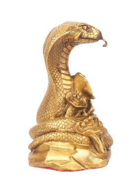 杨铜记 蛇生肖蛇工艺品家居办公室摆件 铜蛇摆件铜蛇 如意蛇