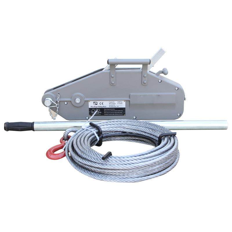 钢丝绳手扳葫芦铝合金紧线器手摇拉紧器手动外墙吊篮牵引起重吊机,淘宝优惠券,粉丝福利购,淘宝优惠卷