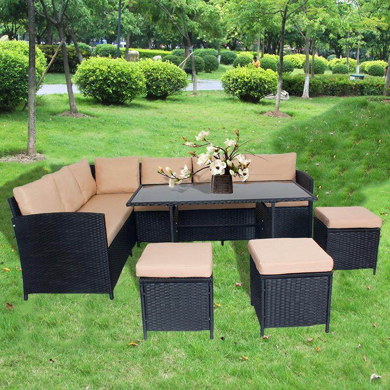 跨境户外家具休闲藤椅庭院花园阳台编藤PE藤编沙发酒店沙发椅现代,淘宝优惠券,粉丝福利购,淘宝优惠卷