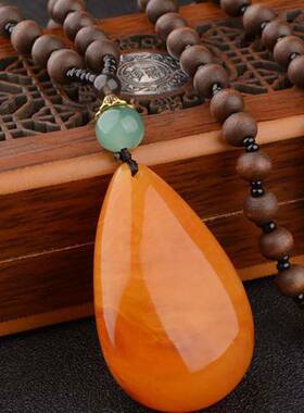 复古吊坠秋冬长款毛衣链项