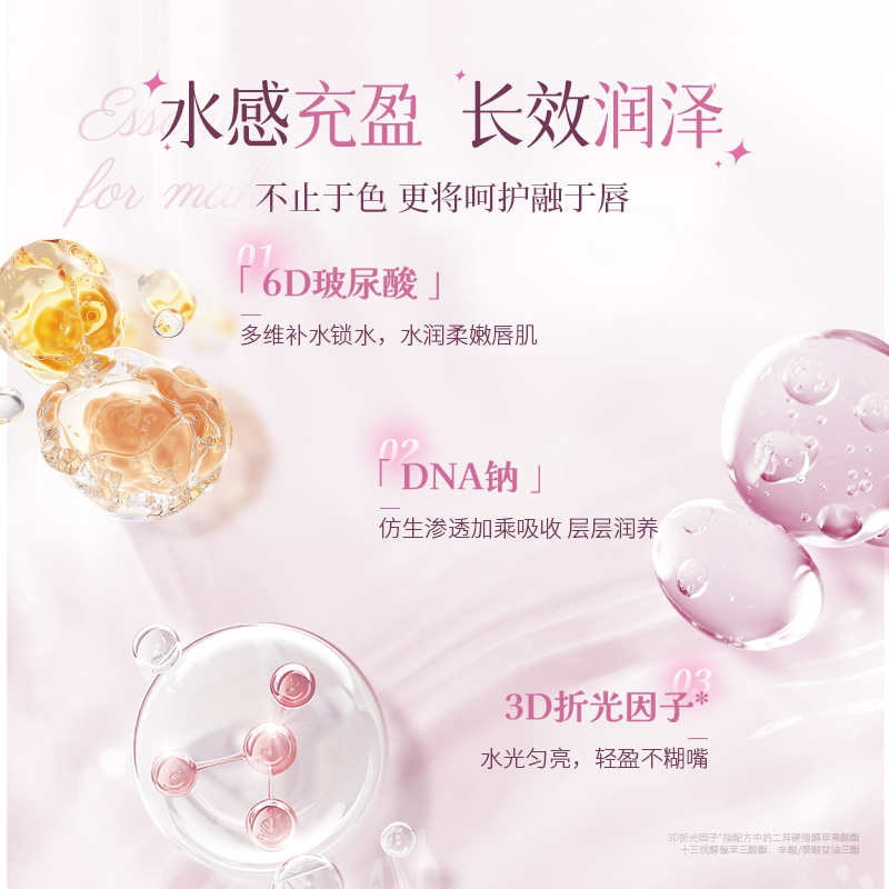 罗娜女神星河精华温感变色润唇膏保湿滋润口红唇釉不沾杯素颜唇蜜 - 图2