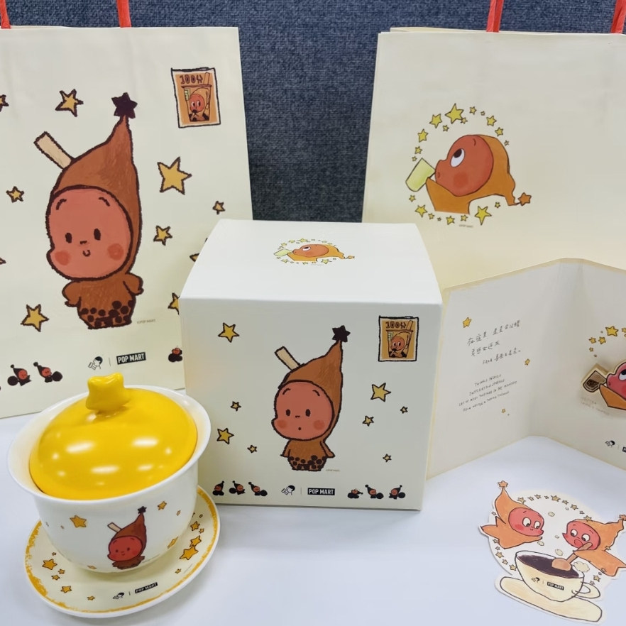 【正品代购】喜茶星星人联名周边茶碗贴纸包金属徽章小卡纸袋,淘宝优惠券,粉丝福利购,淘宝优惠卷