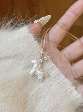 足银马上暴富珐琅彩银吊