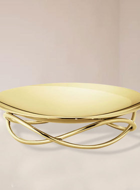 简约现在轻奢金色碗圆形