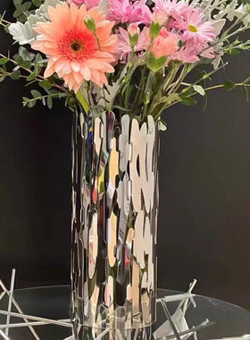 现代艺术创意镂空树皮花