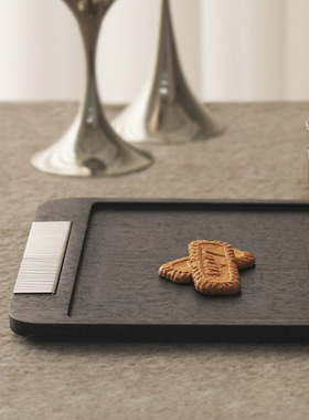 现代轻奢黑色木质香薰托