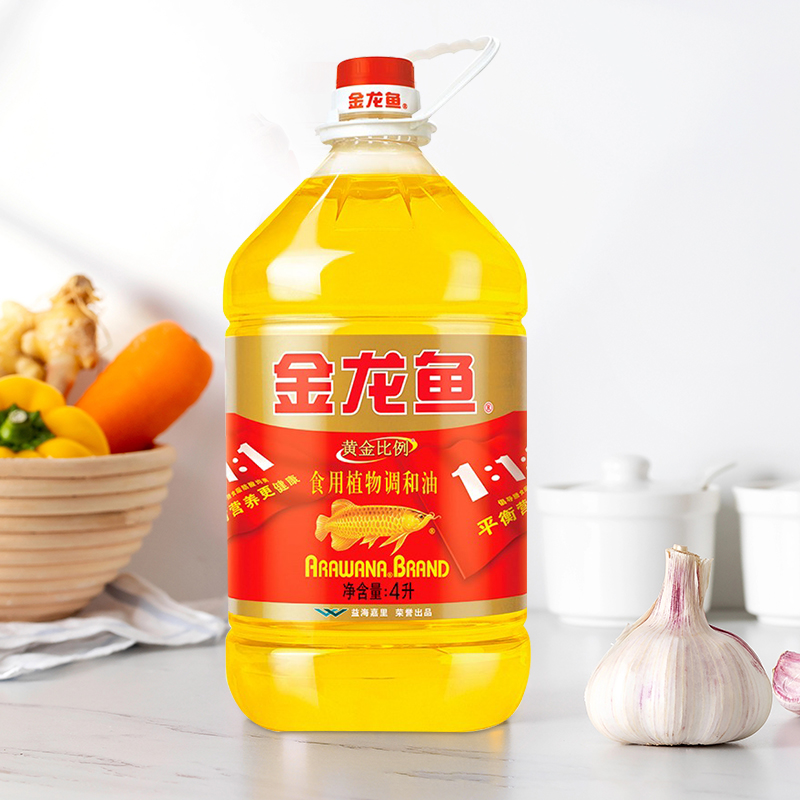 金龙鱼黄金比例1:1:1植物调和油桶装食用油家用炒菜健康厨房调料 - 图1