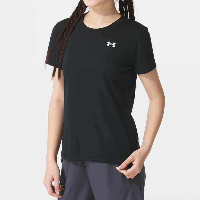 安德玛UA春夏Tech女子跑步运动透气吸汗休闲短袖T恤速干1384231,淘宝优惠券,粉丝福利购,淘宝优惠卷
