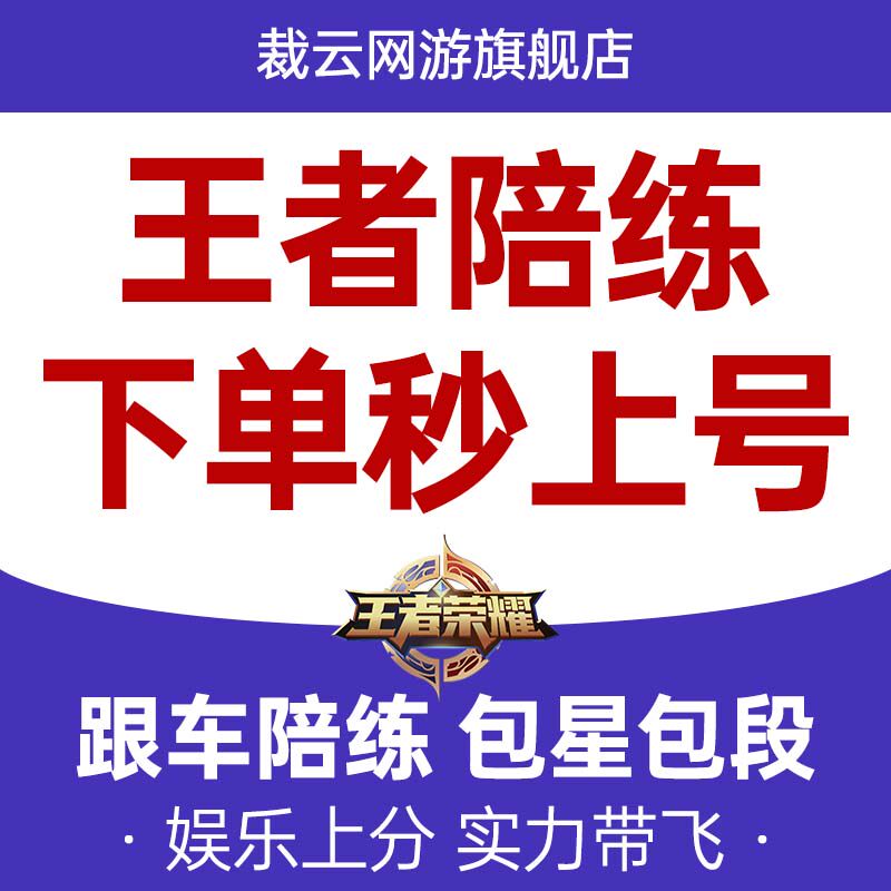 王者荣耀代打王者送荣耀代练刷陪玩陪练排位打战力巅峰赛大国标小国标魔方省标