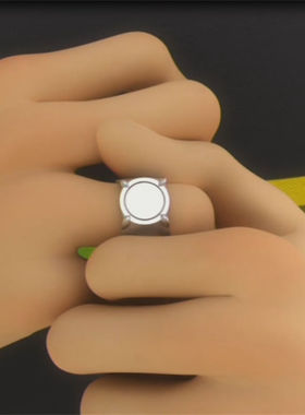 《奇迹少女》艾俊同款戒指法国动漫周边二次元小众cos食指戒首饰