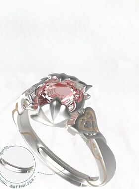 战双帕弥什执誓盟心系露西亚花嫁戒指动漫游戏周边轻奢气质指环戒