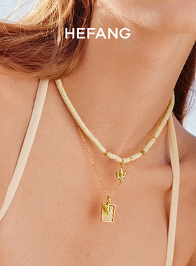 HEFANG官方奥莱仙人掌短项链