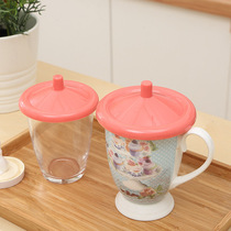 Anti-dust inch KM3 25 cup lid cup lid glass cover transparent Japan PP brief convenience hygiene