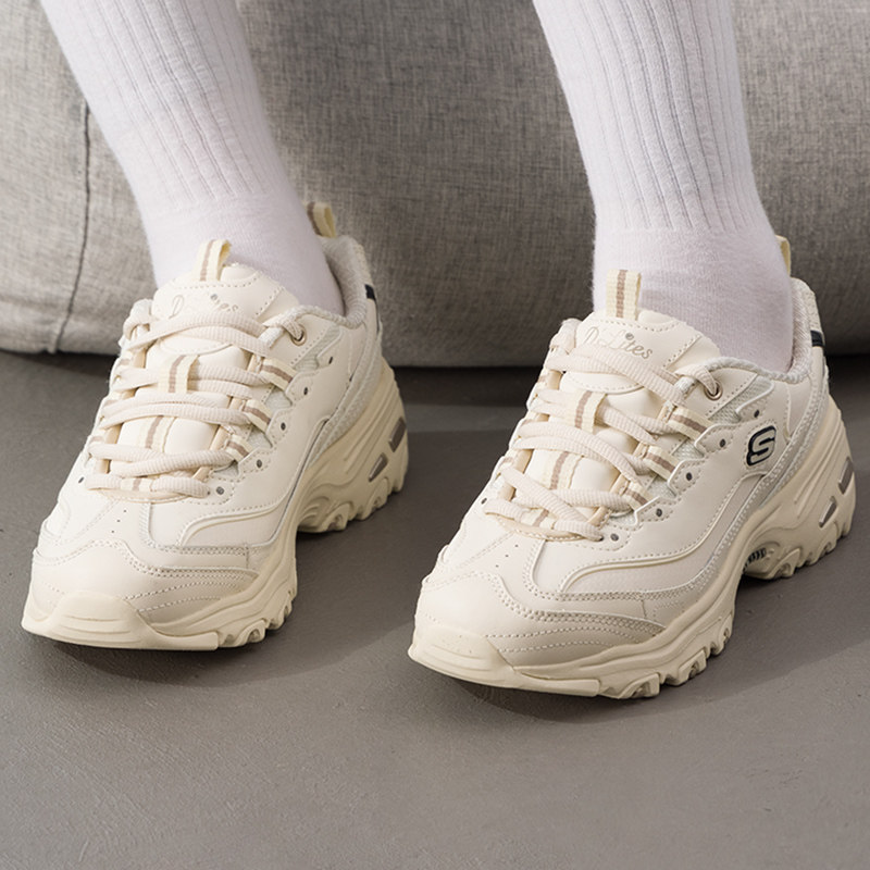 斯凯奇（Skechers）女鞋 新款运动鞋复古潮流时尚老爹鞋厚底熊猫,淘宝优惠券,粉丝福利购,淘宝优惠卷