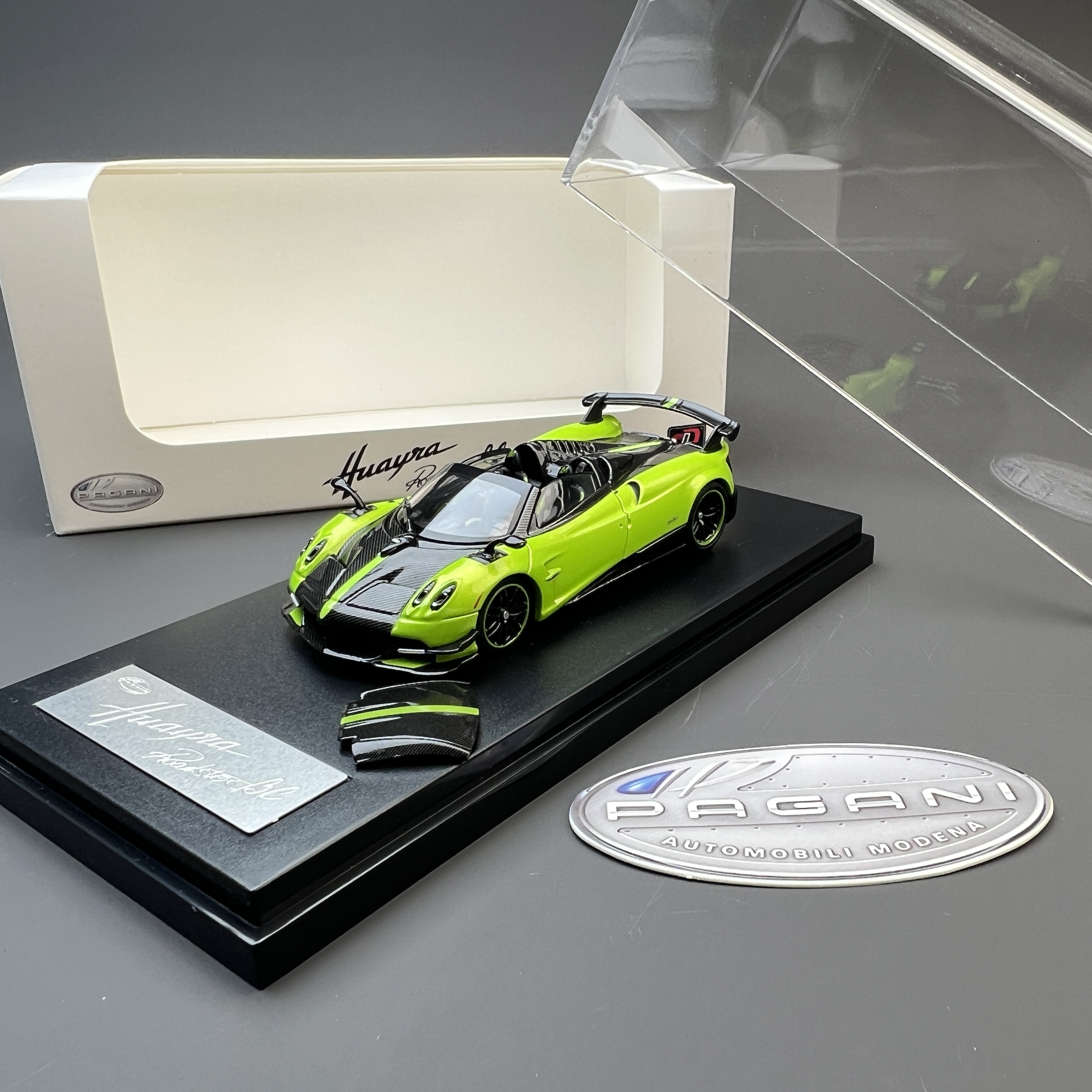 LCD 1:64 帕加尼 花雅bc huayra BC 复刻纪念版 合金汽车模型 - 图0